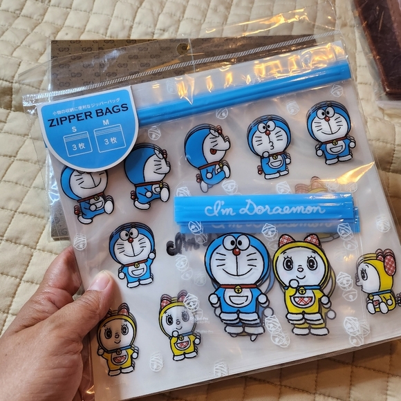 Doraemon x GUCCI memo pad special letter paper 3-piece set/Ziplock/mini envelope - Picture 9 of 14